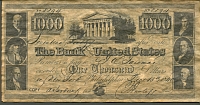 Bank of the United States $1000 Facsimile